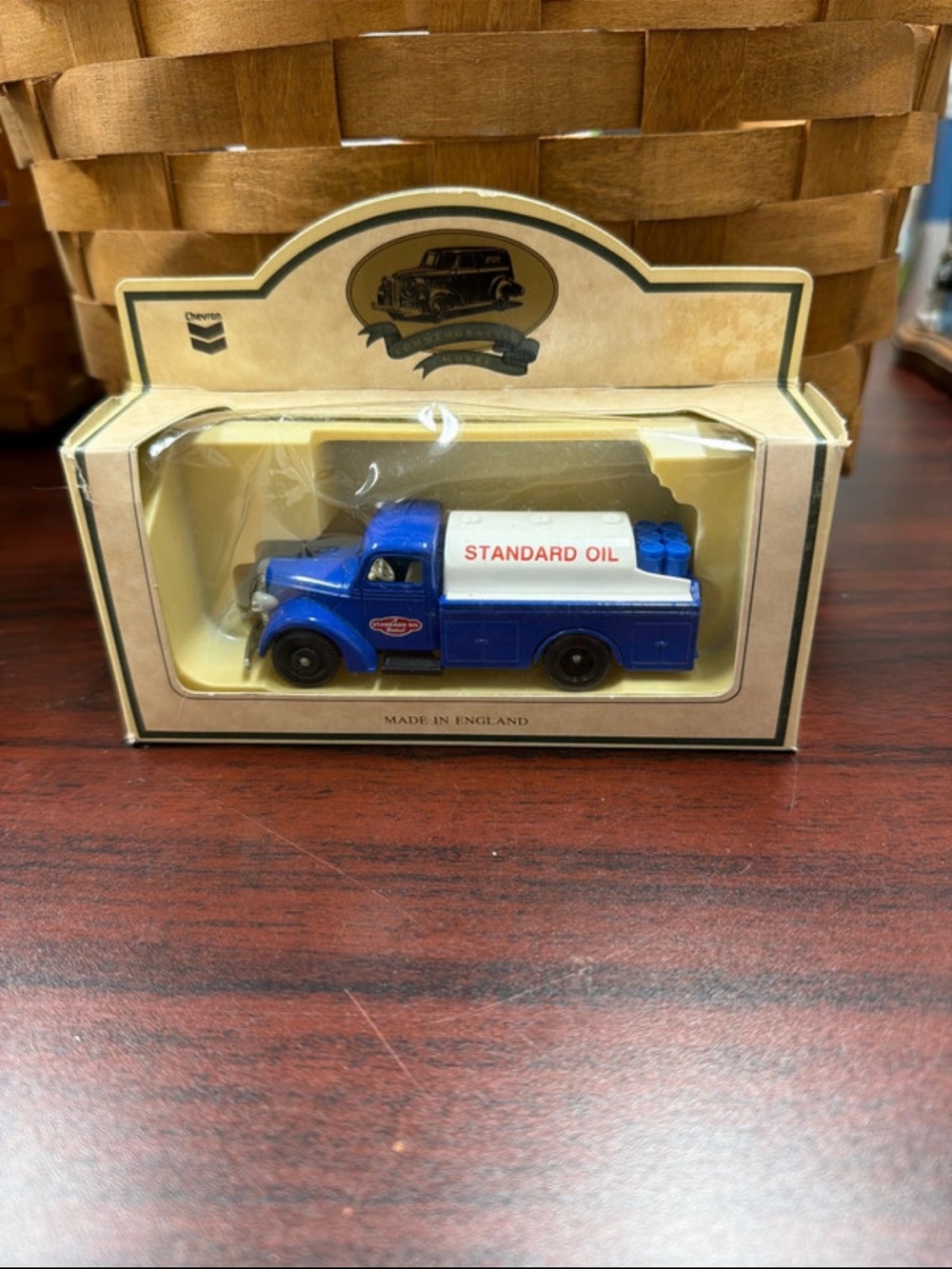 Blue 'Standard Oil' Vintage Toy Tanker Truck - Kids Toys